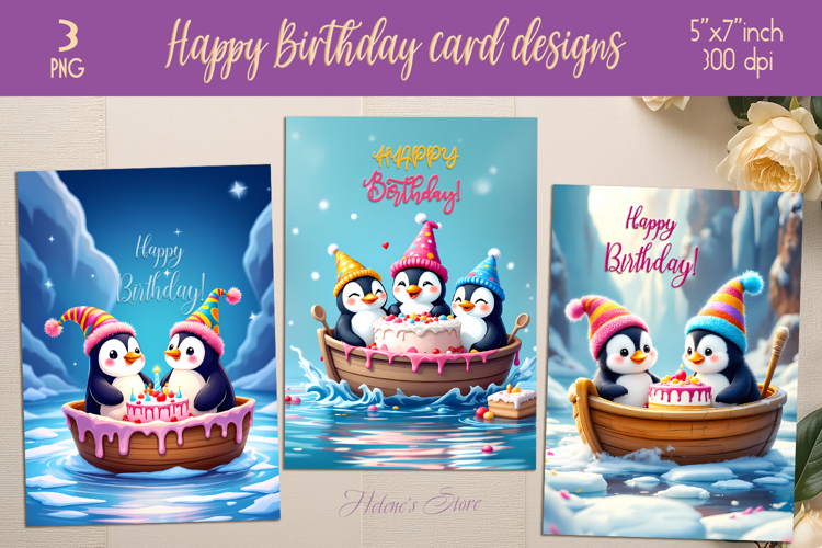 Funny animals greeting card designs | Happy Birthday cards