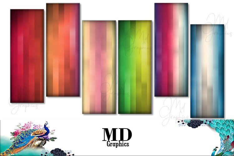 Rainbow colors, Rainbow printable, Rainbow Digital Bookmark example image 1