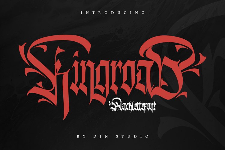 Kingroad-Autentic Blackletter Font example image 1