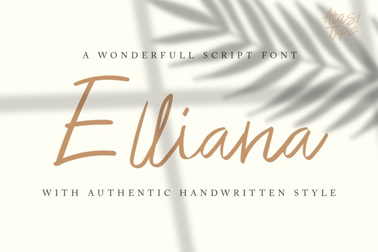Elliana - Handwritten Script example image 1