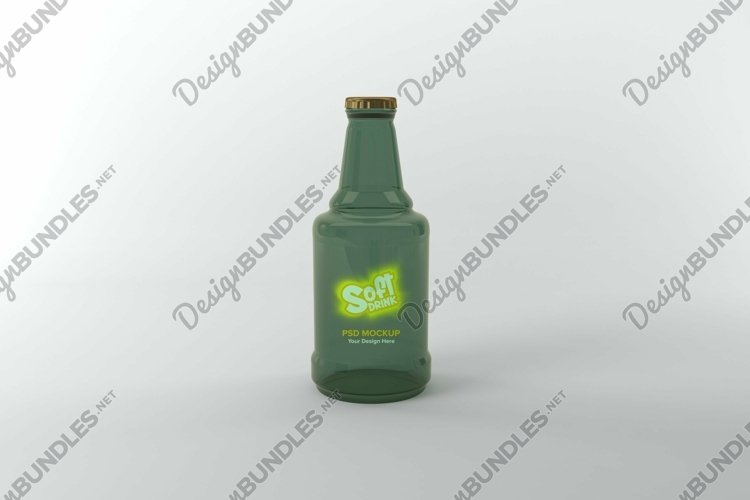 Soft Drink Bottle Mockup