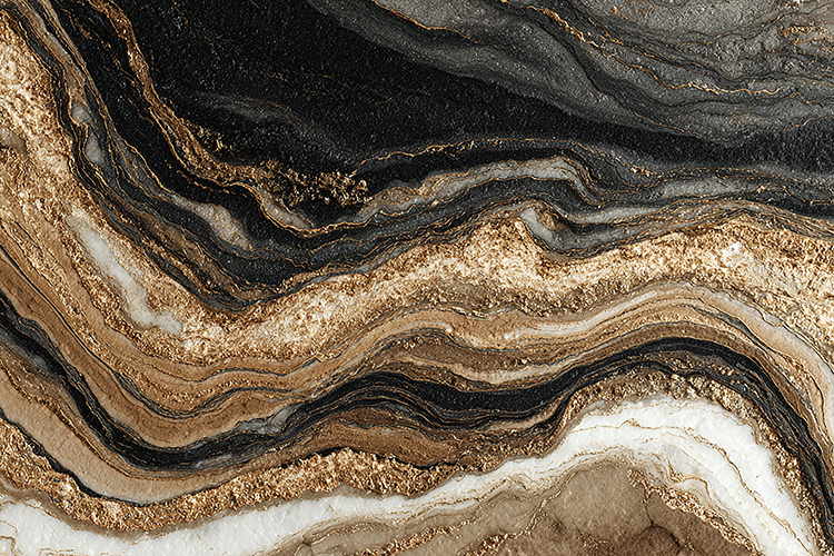 Black Gold Marble Texture