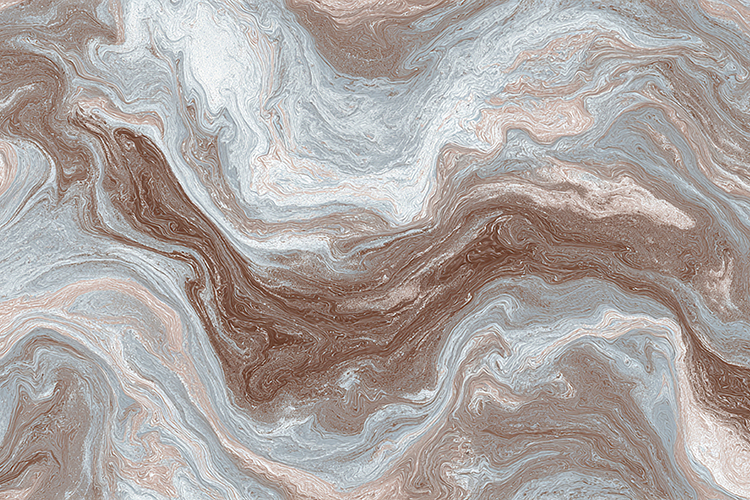 Luxury Beige Blue Marble