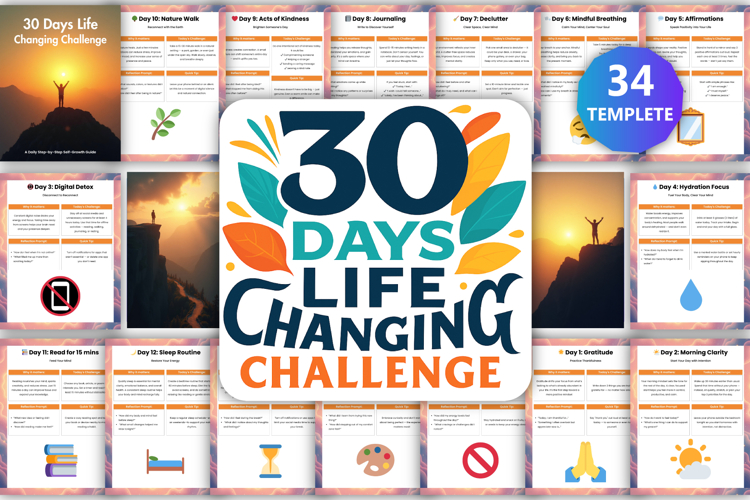 30 Days Life Changing Challenge Workbook