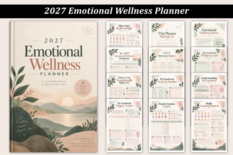 2027 Emotional Wellness Planner