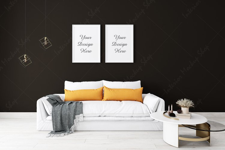 Mockup, Living room, Frame Mockup, Interior mockup, example image 1
