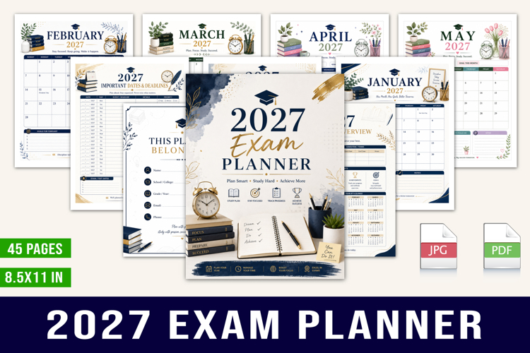 2027 Exam Planner example image 1