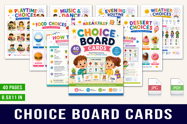 choice board cards example image 1