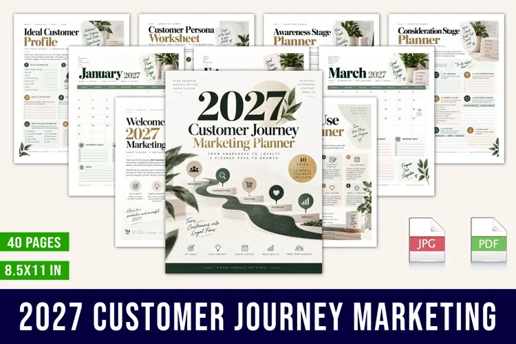 2027 Customer Journey Marketing Planner