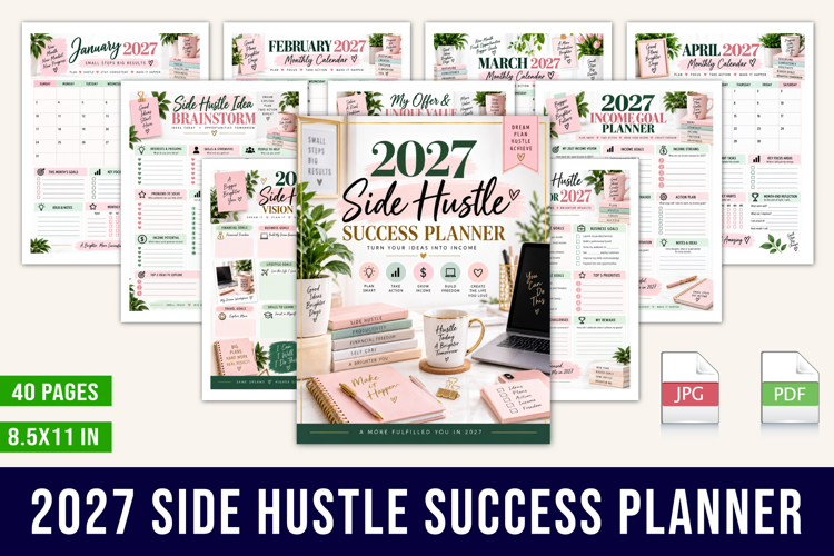2027 Side Hustle Success Planner