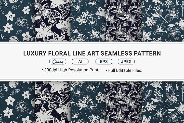 Floral Seamless Pattern Image 22