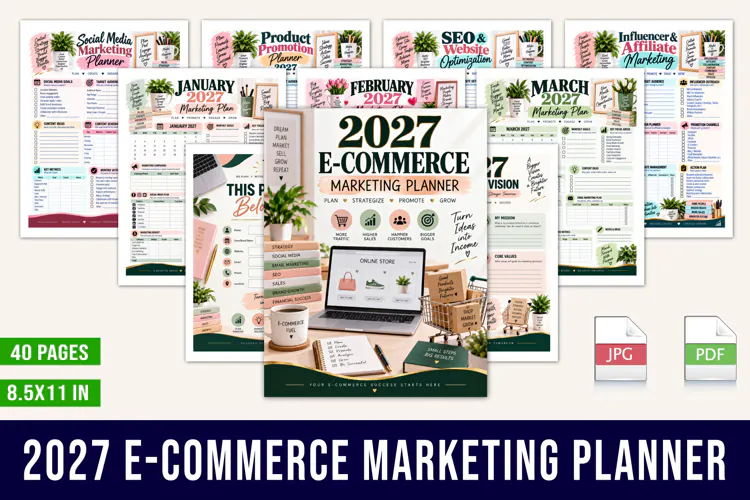 2027 E-Commerce Marketing Planner