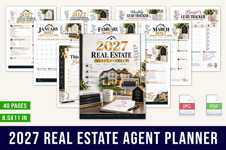2027 Real Estate Agent Planner