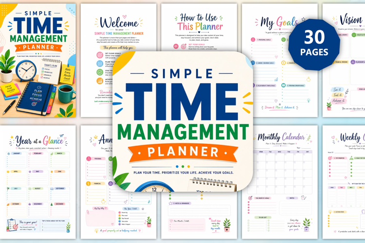 Simple Time Management Planner