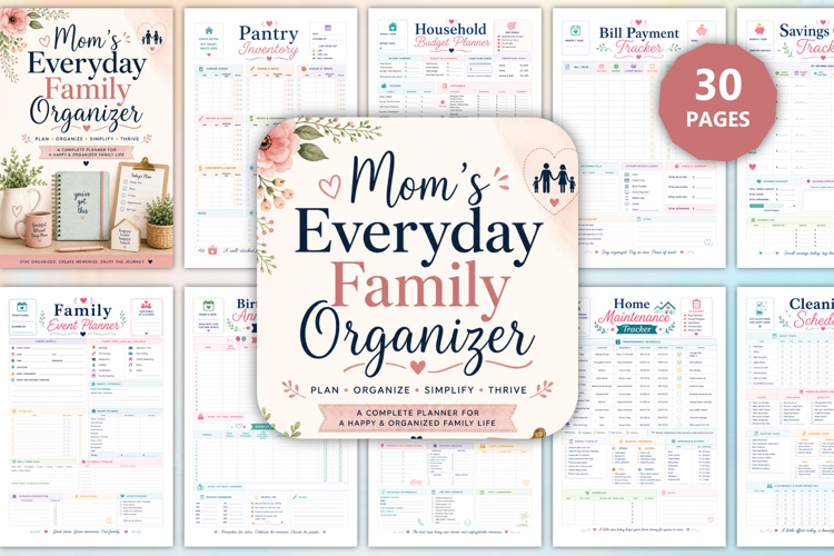 Mom’s Everyday Family Organize
