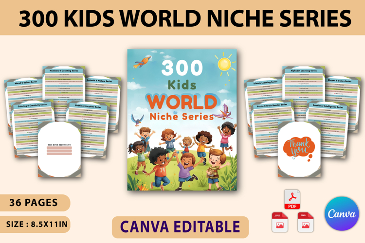300 Kids World Niche Series Planner