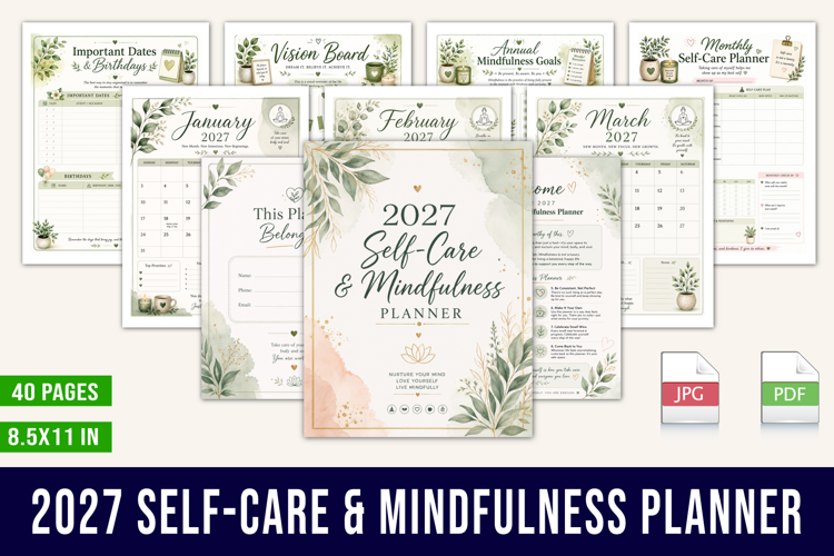 2027 Self-Care Planner
