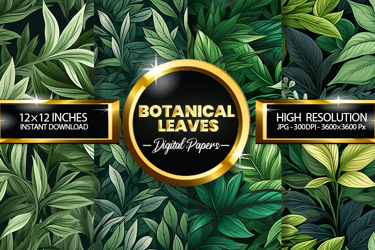 Jungle Leaves Clipart Image 23