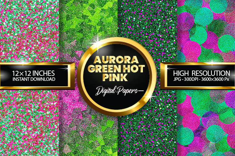 Green Glitter Background Image 4