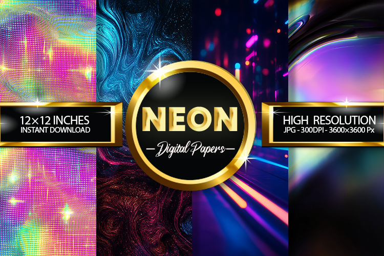 Neon Lights Background Image 19