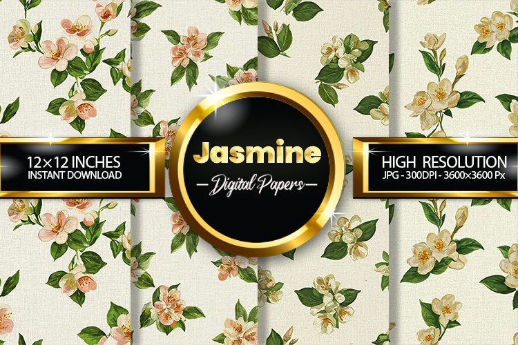 Jasmine Digital Papers - 04 Variations