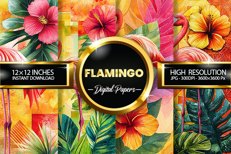 Flamingo Clipart Image 12