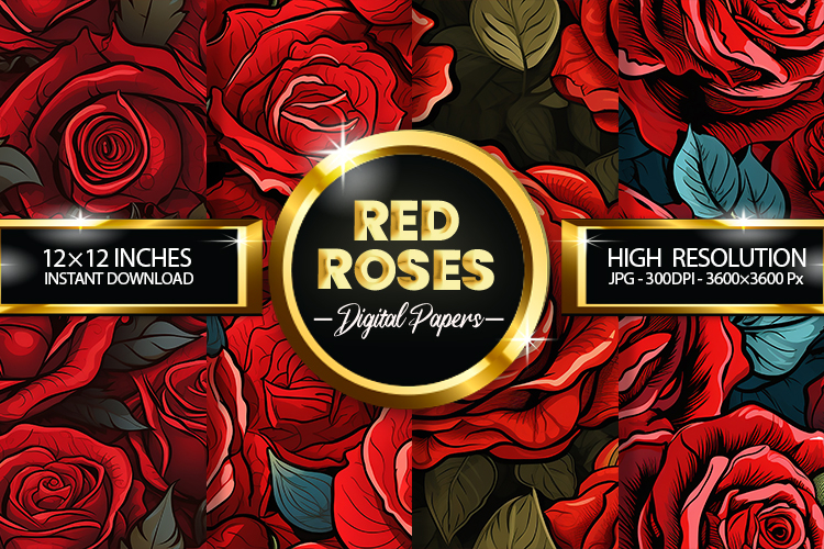 Red Roses Clipart Image 13