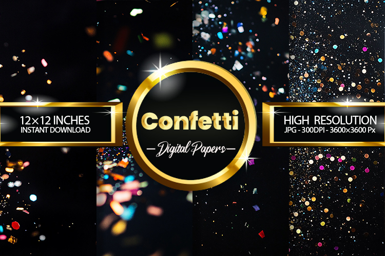 Confetti Background Image 2