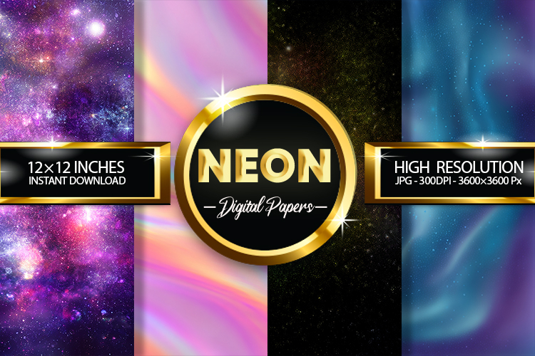 Neon Lights Background Image 16