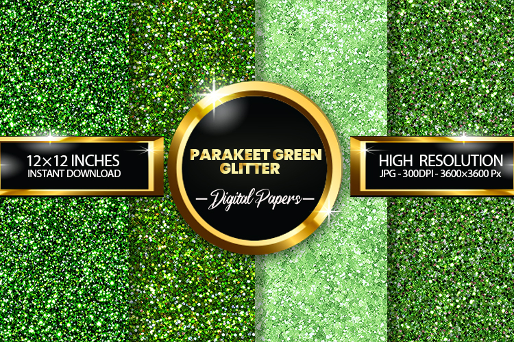Green Glitter Background Image 2