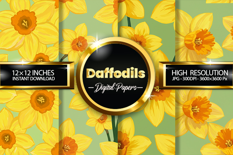 Daffodils Clipart Image 14