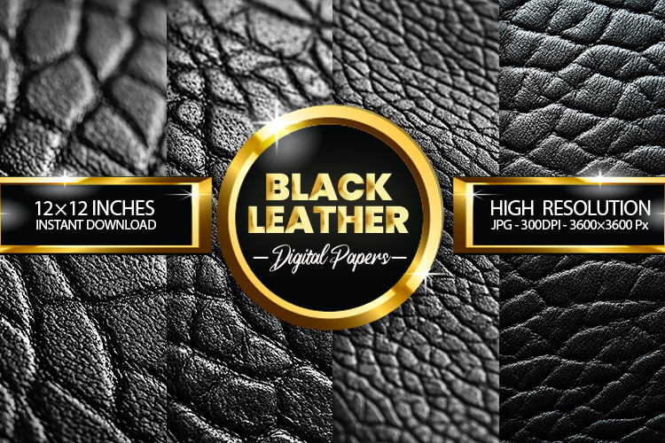 Black Leather Texture Image 2