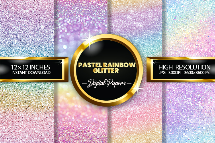 Pastel Rainbow Clipart