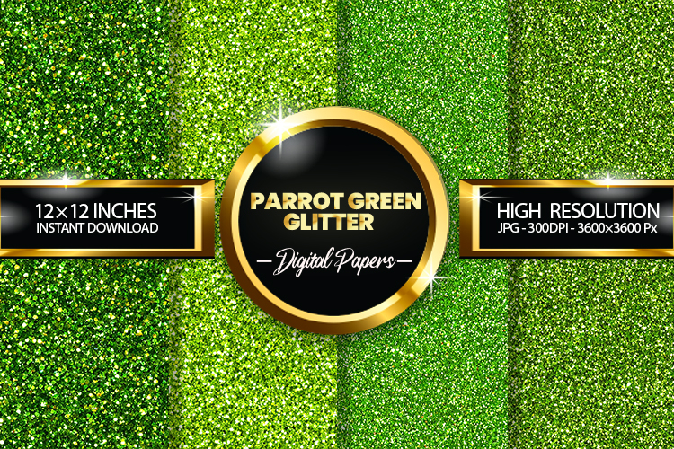 Green Glitter Background Image 9