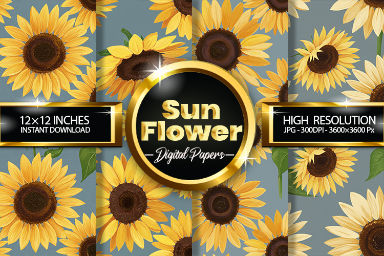 Sunflowers Background