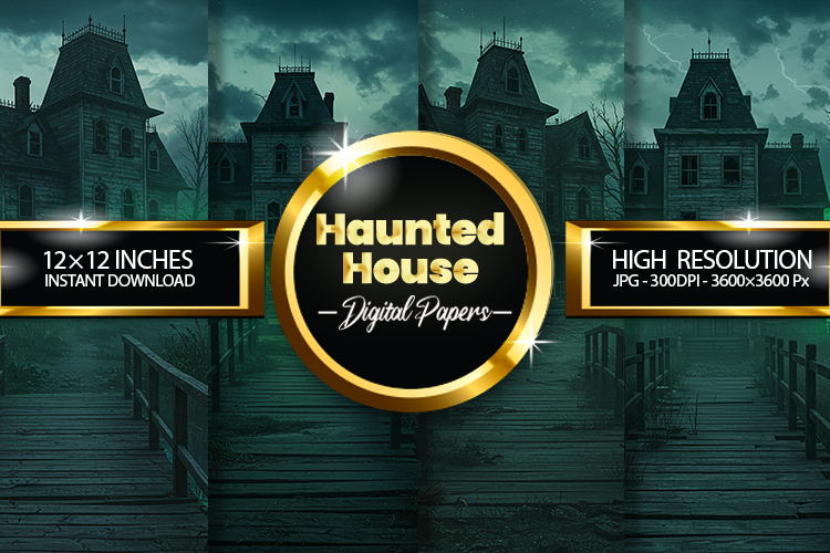 Haunted House Clipart Image 2