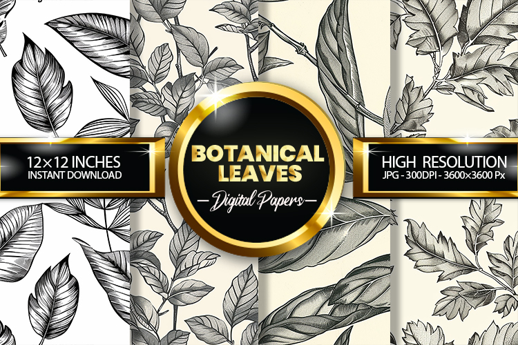 Jungle Leaves Clipart Image 24