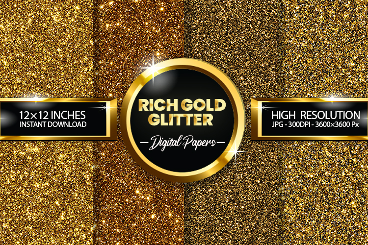 Gold Glitter Background