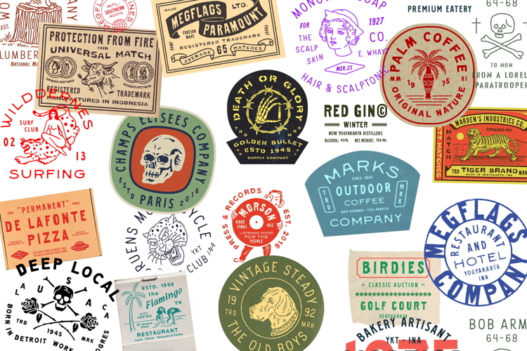 Badfest Vol.4 100 Logo Templates