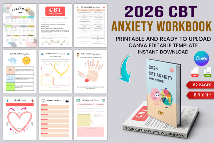 2026 CBT Anxiety Workbook