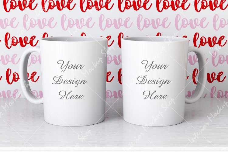 Mug Mockup, Two Mug Mockup, JPG