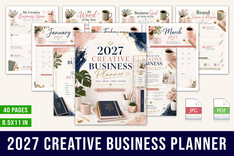 2027 Creative Business Planner