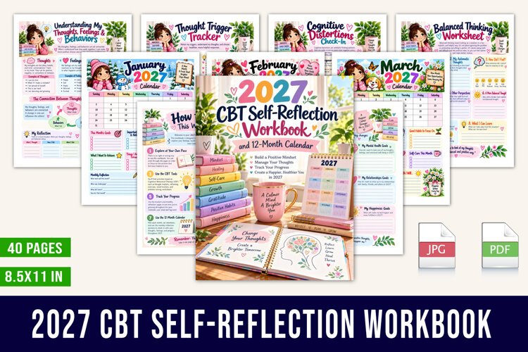 2027 CBT Self-Reflection Workbook example image 1