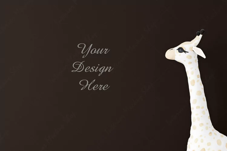 Blank wall mockup, Kids mockup, Background, JPG