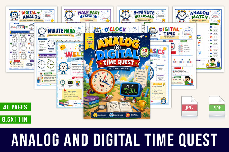 Analog & Digital Time Quest example image 1