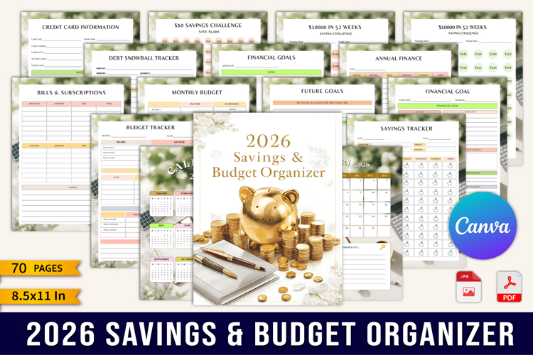 2026 Savings & Budget Organizer