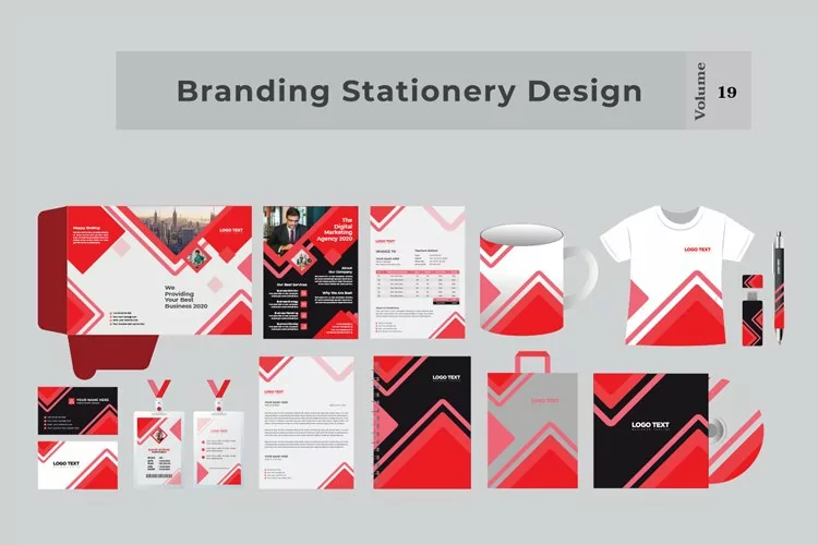 Professional Branding Stationery Template