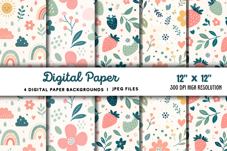 Printable Scrapbook Paper Image 11