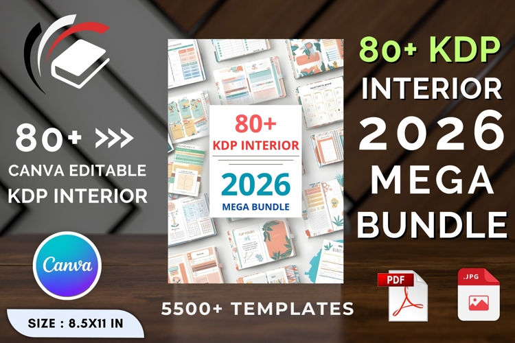 80 KDP Interior 2026 Mega Bundle