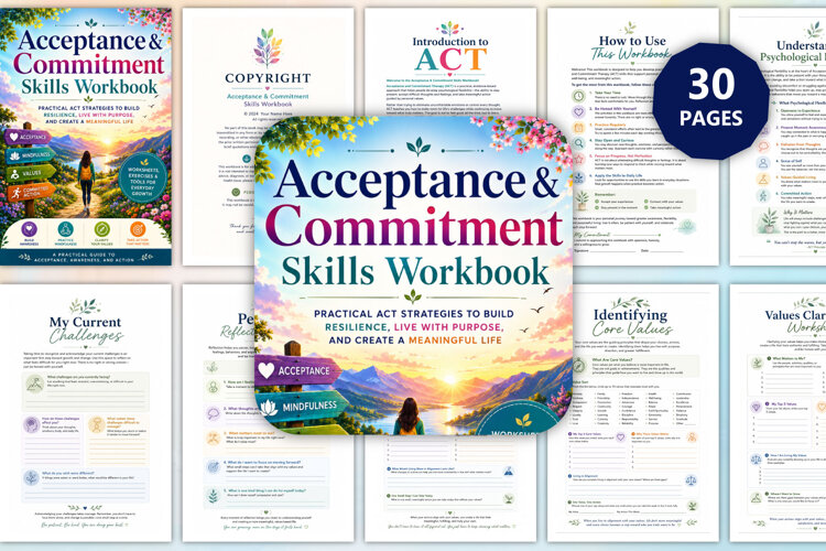 Acceptance & Commitment Skills Workbook example image 1